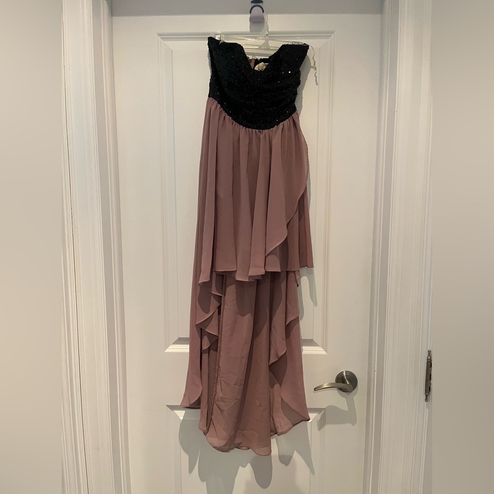 L'ATISTE Black Sequin Dress
